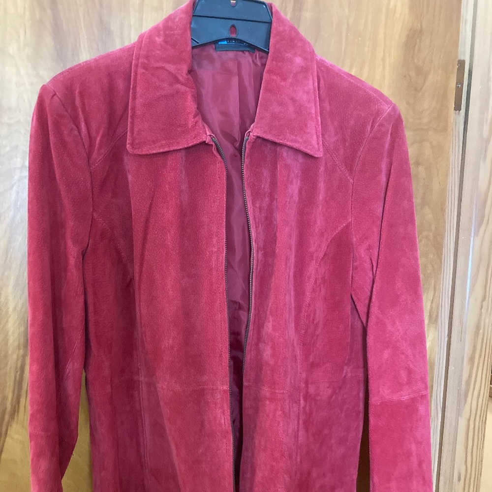 Relativity Red Suede Jacket